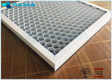 China Los paneles de aluminio modificados para requisitos particulares del panal del grueso de la hoja, hoja de metal del panal proveedor